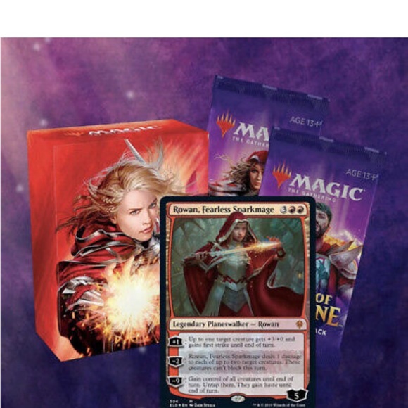 Magic the Gathering MTG Throne of Eldraine Rowan Planeswalker Game Deck Sealed - Picture 7 of 8